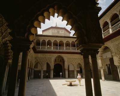 Patio im Real Alcazar von Spanish School