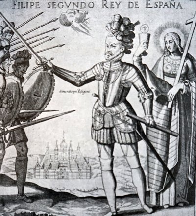 Philipp II. von Spanien von Spanish School
