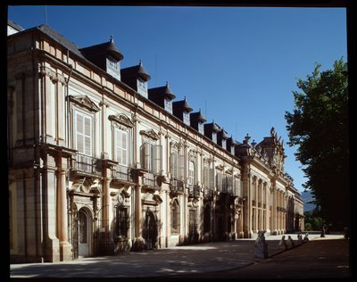 Ansicht des Königspalastes von Spanish School