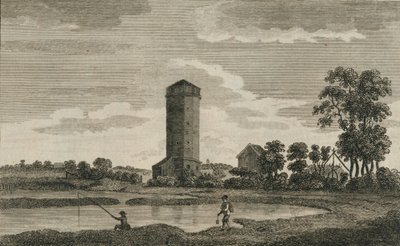 Ein alter Wasserturm in Hampshire, 1786 von Sparrow