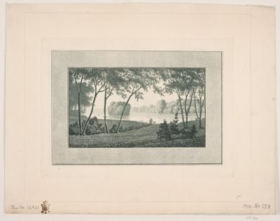 Bagsværd See. Aussicht bei Nybro von Søren Henrik Petersen