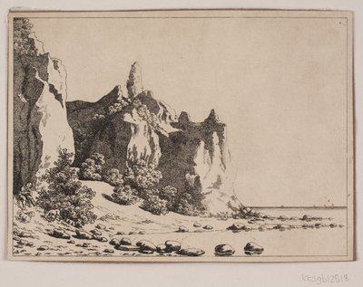 Sommerspiret, Mön. Blick vom Strand von Søren L. Lange