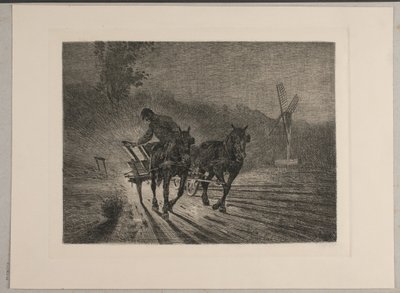 Arbeitswagen. Abend von Søren Lund