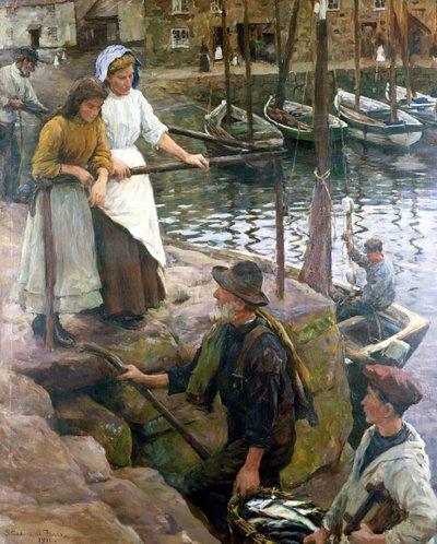 Die alten Pier-Stufen von Stanhope Alexander Forbes
