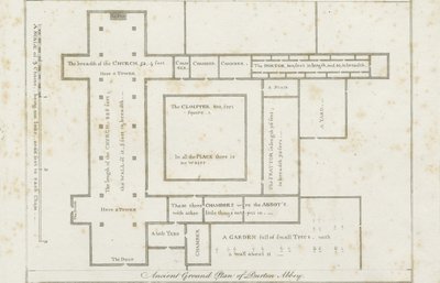 Burton-upon-Trent Abbey (Stich) von Stebbing Shaw