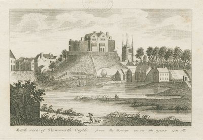 Tamworth Castle: Gravur von Stebbing Shaw