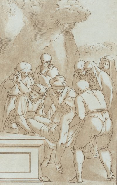 Die Grablegung, ca. 1780 von Stefano Mulinari