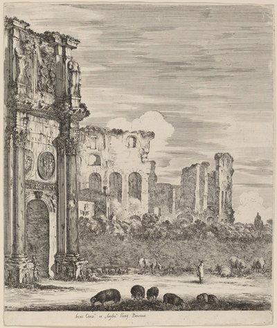 Konstantinsbogen, 1656 von Stefano della Bella