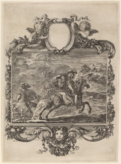 Clovis und Clotilda, um 1657 von Stefano della Bella