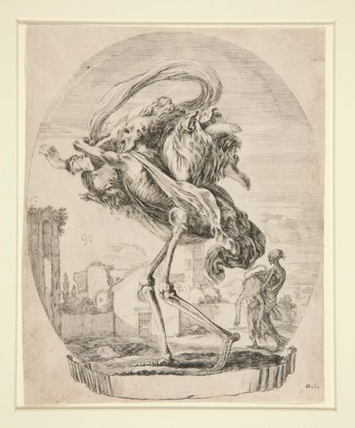 Der Tod nimmt eine junge Frau von Stefano della Bella