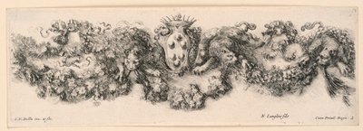 Ornamente von Friesen und Laubwerk von Stefano della Bella