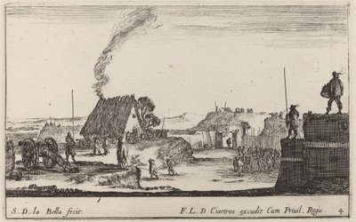 Soldat spielt Trommel, um 1641 von Stefano della Bella