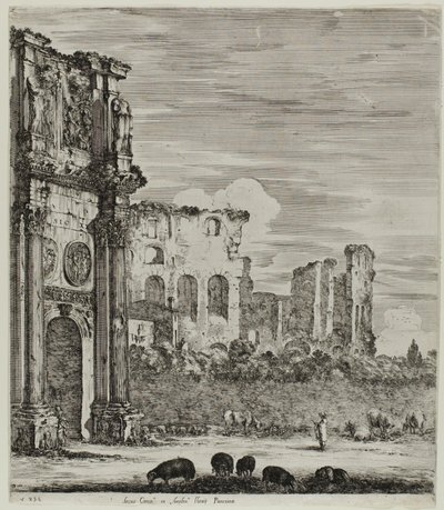 Der Konstantinsbogen von Stefano della Bella