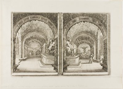 Die Grotte von Pan und Ruhm von Stefano della Bella