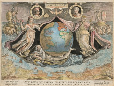 Americae Retectio, 1591 von Stradanus