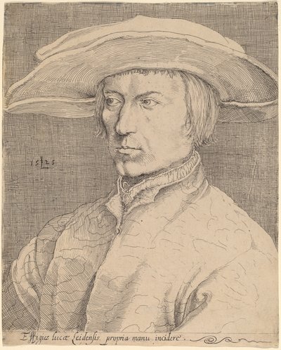 Selbstporträt von Style of Lucas van Leyden after Albrecht Dürer