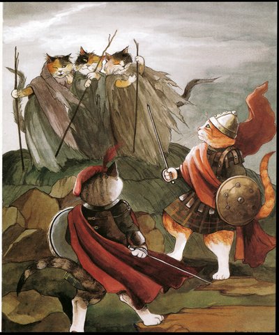 Illustration aus Shakespeare Cats von Susan Herbert
