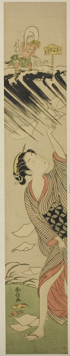 Ein unheilvoller Tag von Suzuki Harunobu