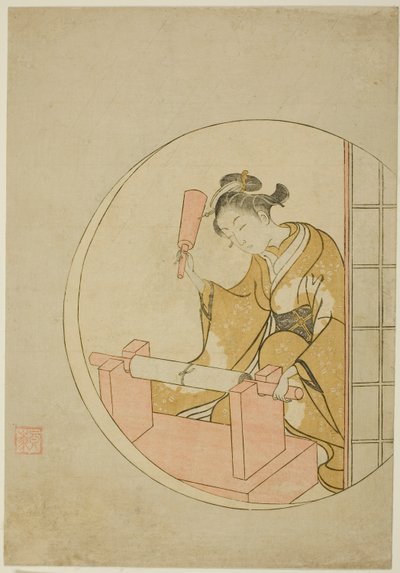 Tuchwalken von Suzuki Harunobu