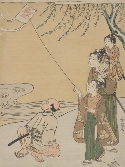 Drachenfliegen von Suzuki Harunobu