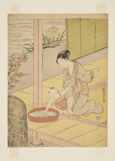 Spiel mit Elritzen von Suzuki Harunobu