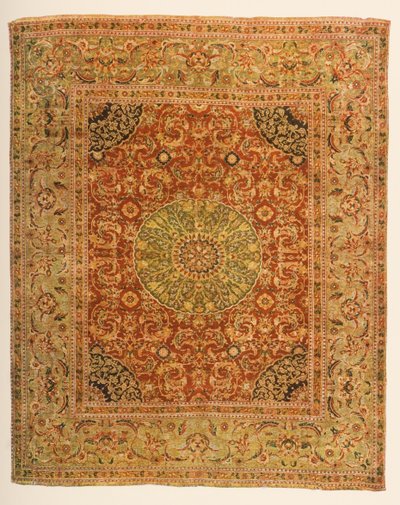 Medallion-Teppich aus Damaskus von Syrian School