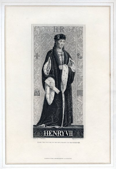 Heinrich VII. von England, 19. Jahrhundert von T. Brown