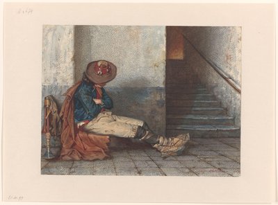 Schlafender Pifferaro von Taco Jan Scheltema