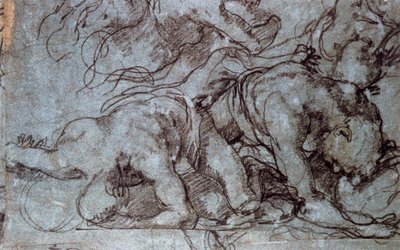 Die Kämpfer, 16. Jahrhundert von Taddeo Zuccari