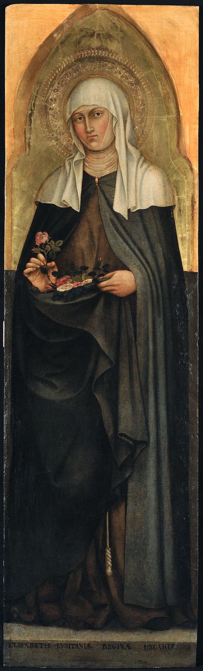 Heilige Elisabeth von Thüringen, 1403 von Taddeo di Bartolo