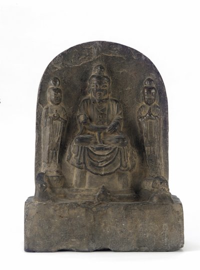 Daoistische Trinität, 703 von Tang Dynasty Chinese School