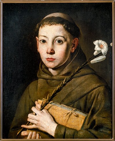 Italien, Varallo, Gemälde des Heiligen Antonius von Tanzio da Varallo