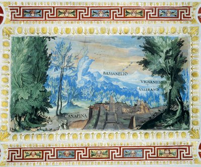 Ansicht von Canepina von Tarquinio Ligustri