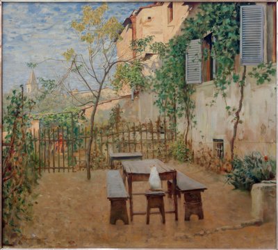 Septembermorgen in Settignano von Telemaco Signorini
