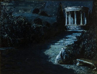 Paesaggio Notturno, 1908 von Teodoro Wolf Ferrari