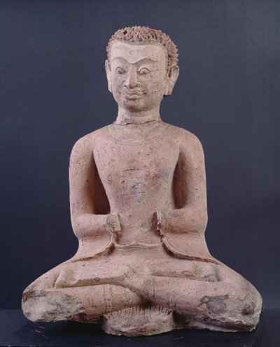 Jünger in Anbetung (Terrakotta) von Thai School