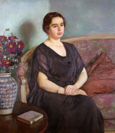 Porträt von Madame Dubois von Théo van Rysselberghe