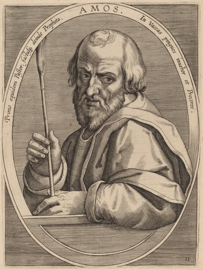 Amos von Theodor Galle after Jan van der Straet