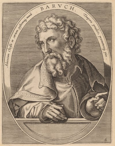 Baruch von Theodor Galle after Jan van der Straet