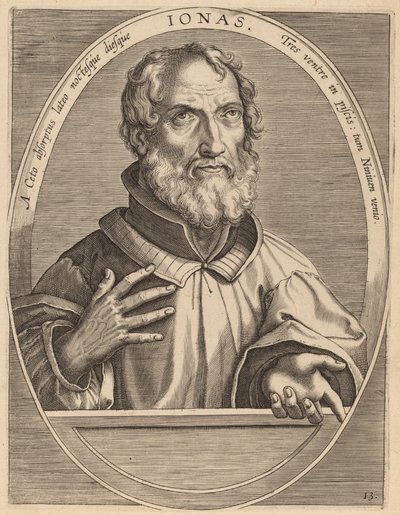 Jona von Theodor Galle after Jan van der Straet