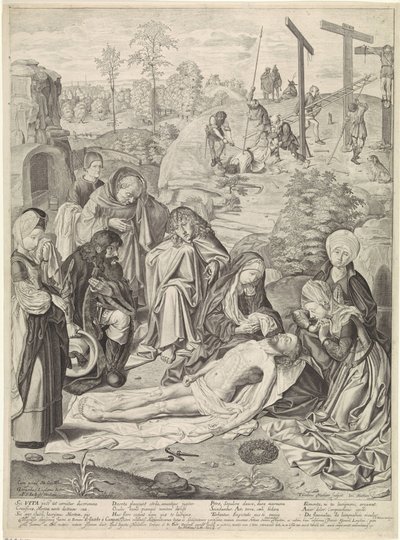 Beweinung Christi von Theodor Matham