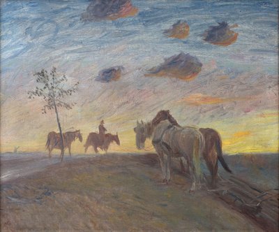 Abendlandschaft von Theodor Philipsen