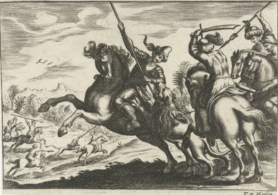 Löwenjagd von Theodor van Merlen (II)