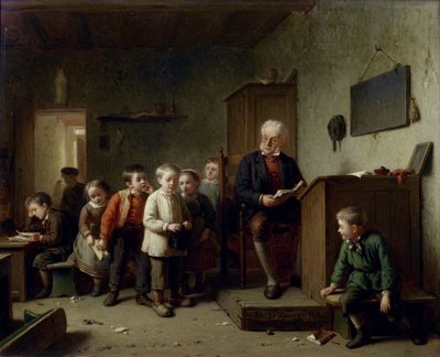 Das Klassenzimmer, 1872 von Theodore Bernard de Heuvel