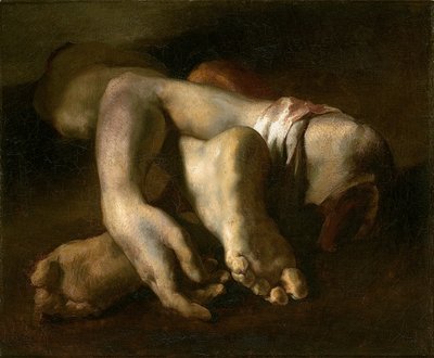 Studie von Füßen und Händen, ca. 1818-19 von Theodore Gericault
