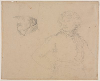 Studie von zwei Soldaten von Theodore Gericault
