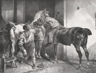 Der englische Schmied, 1822 von Theodore Gericault