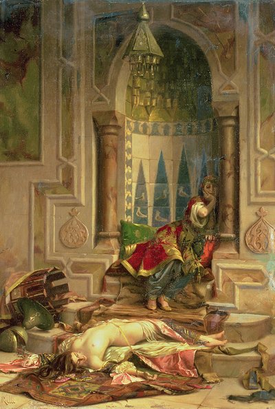 "Ah! Eifersüchtig unter den Eifersüchtigen!" von Theodore Jacques Ralli