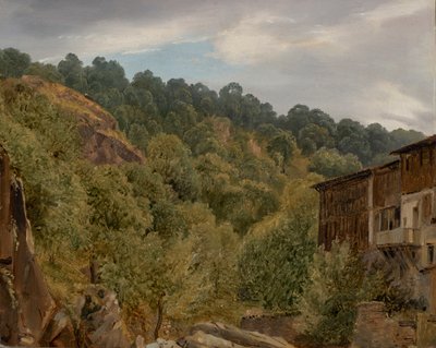 Landschaft in der Auvergne von Theodore Rousseau