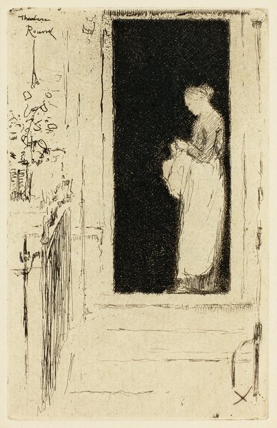 Penelope, Eine Tür in Chelsea von Theodore Roussel